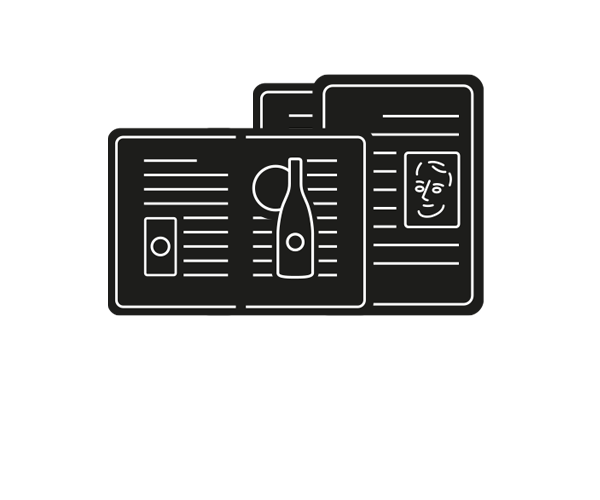 Inserat und Katalog Gestaltung